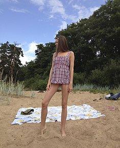naked nudist woman