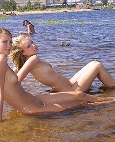 DOGGY POSE ON BEACH