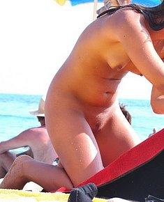DOGGY POSE ON BEACH
