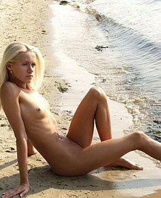 shapely little breasts various teenage girls remains naked among nudists - small breast
