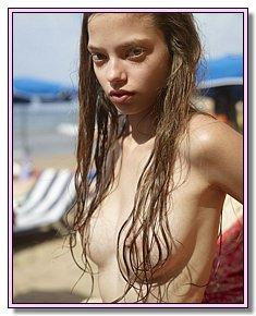 naked nudists discards briefs on orient beach