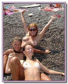 lustful nymphomaniac fully exposes at European beach