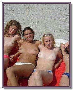 gratifying to the eye female naturists trys to be modest at nude beaches in spain