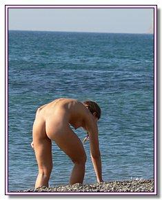 smeared with cream nudist chicks wants sex right now on a nudist beach