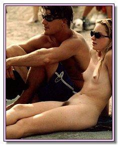 smeared with cream teeny nudists seduces men in the beach of nudists