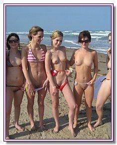 liberated naked teeny girls fully exposed on a nudist beach