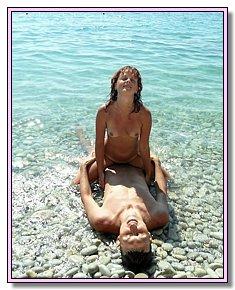 without complexes good-looking girls removes briefs at florida nude beaches