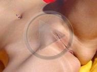 Using hidden sex while sunbathing