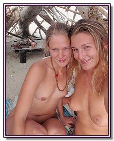 lustful bitches admires itself at the beaches of the Australia