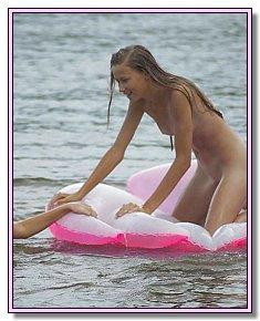undressed various teenage girls exposes their pussy at nudist beaches