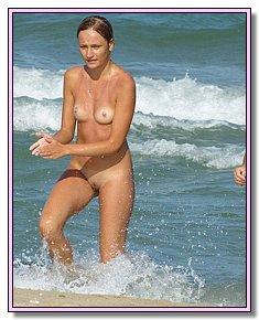 pleasing naked teeny girls disclaims swimwear against a sea background