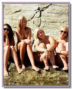 gratifying to the eye teeny nudists catch admiring glances on the beach in Kazantip
