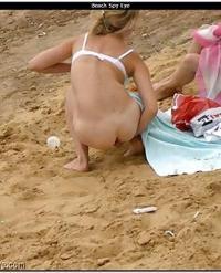 well-built fem youth warms up their bottoms on a..