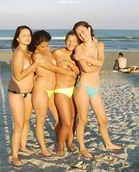 agreeable bitches sunbathes naked in the Crimea..
